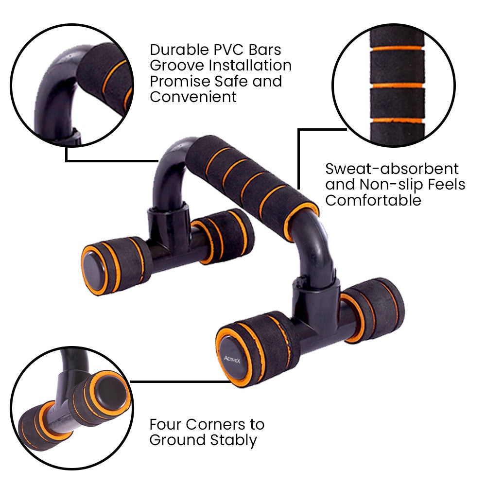 ActiveX Push up bar Home Gym Strength Training Workout | Push Up Bars